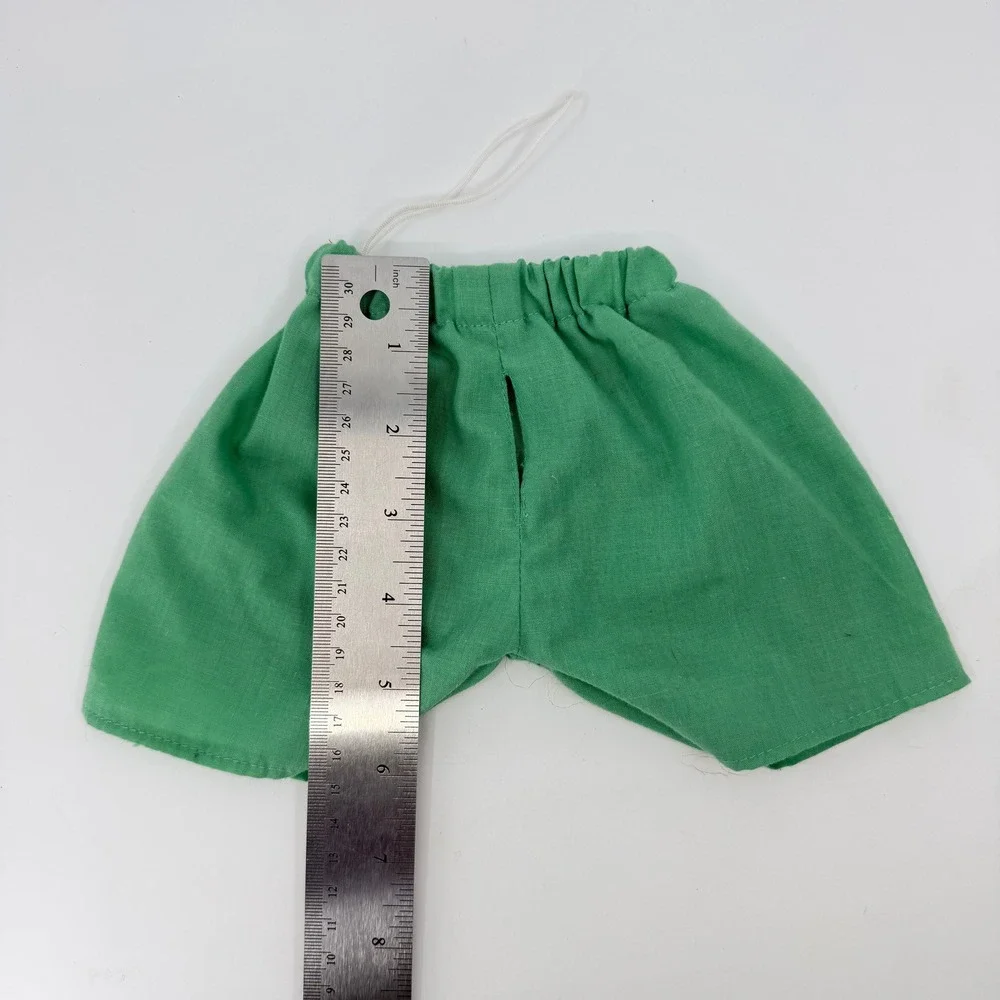 Build‎ A Bear Hospital Scrubs Green 4-Piece Set Mask Cap Pants Top